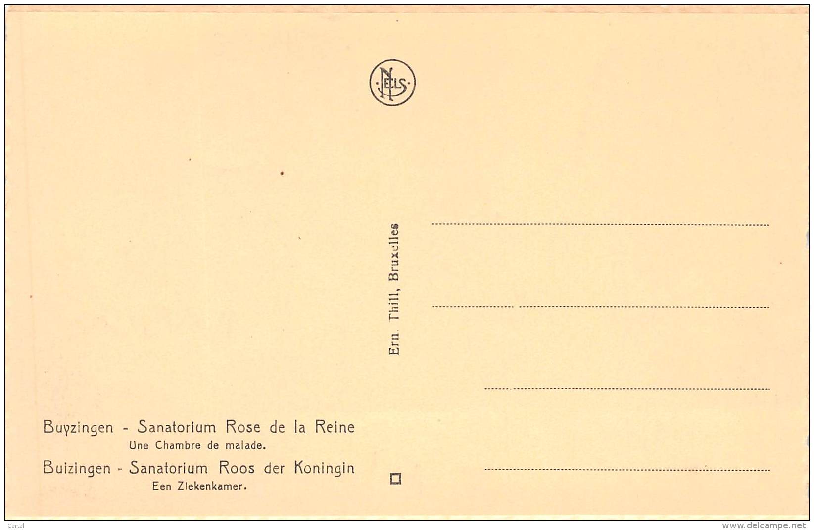 BUIZINGEN - Sanatorium Roos Der Koningin - Een Ziekenkamer - Halle