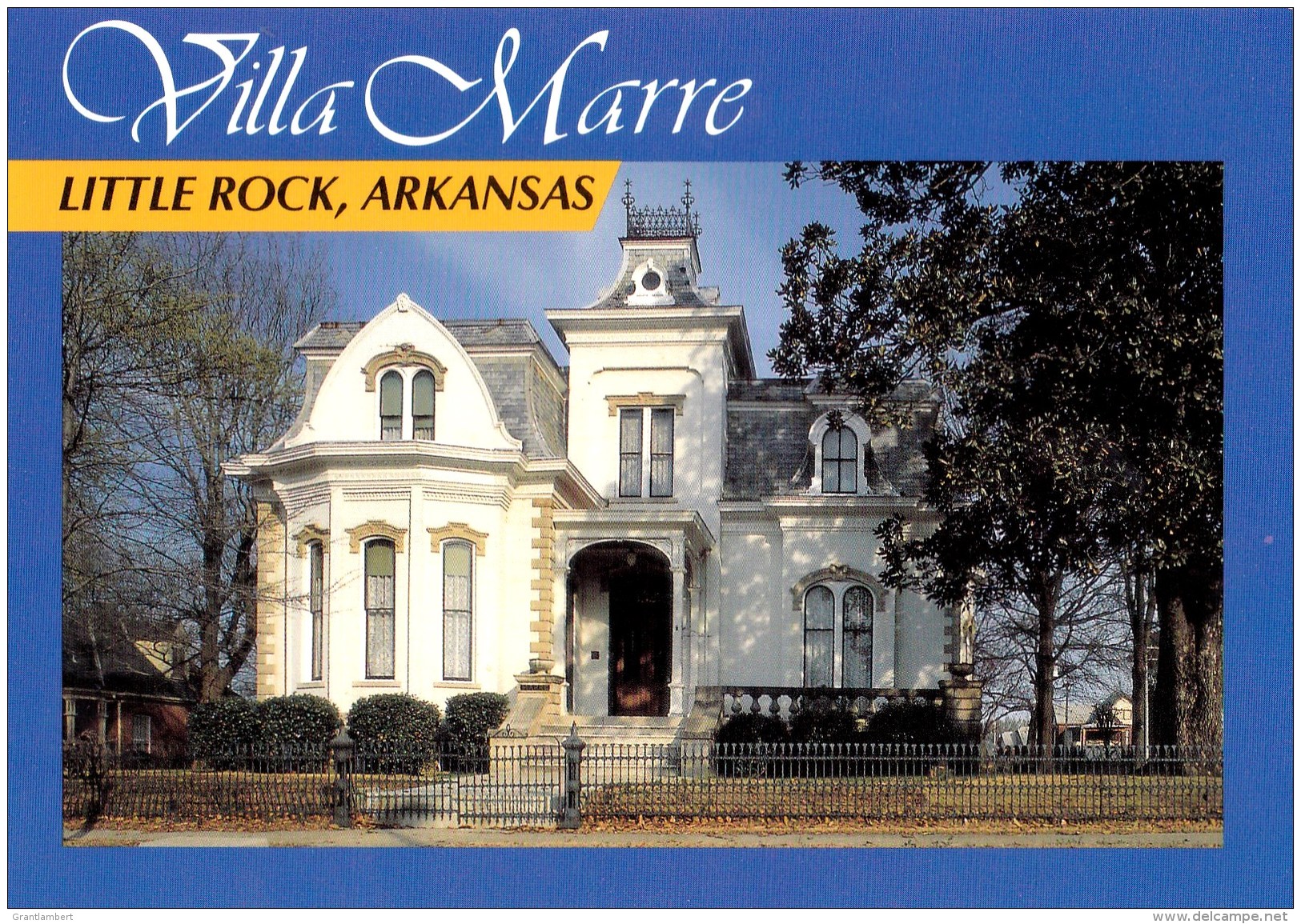 Villa Marre, Little Rock, Arkansas, USA Unused  - - Little Rock