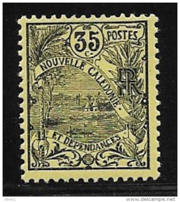 New Caledonia, Scott # 103 Mint Hinged Landscape, 1905 - Neufs