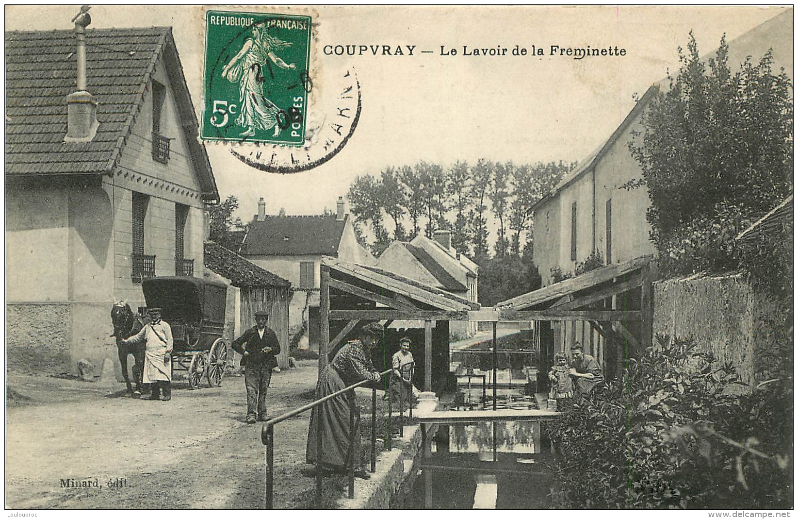 RARE  COUPVRAY LE LAVOIR DE LA FREMINETTE - Autres & Non Classés