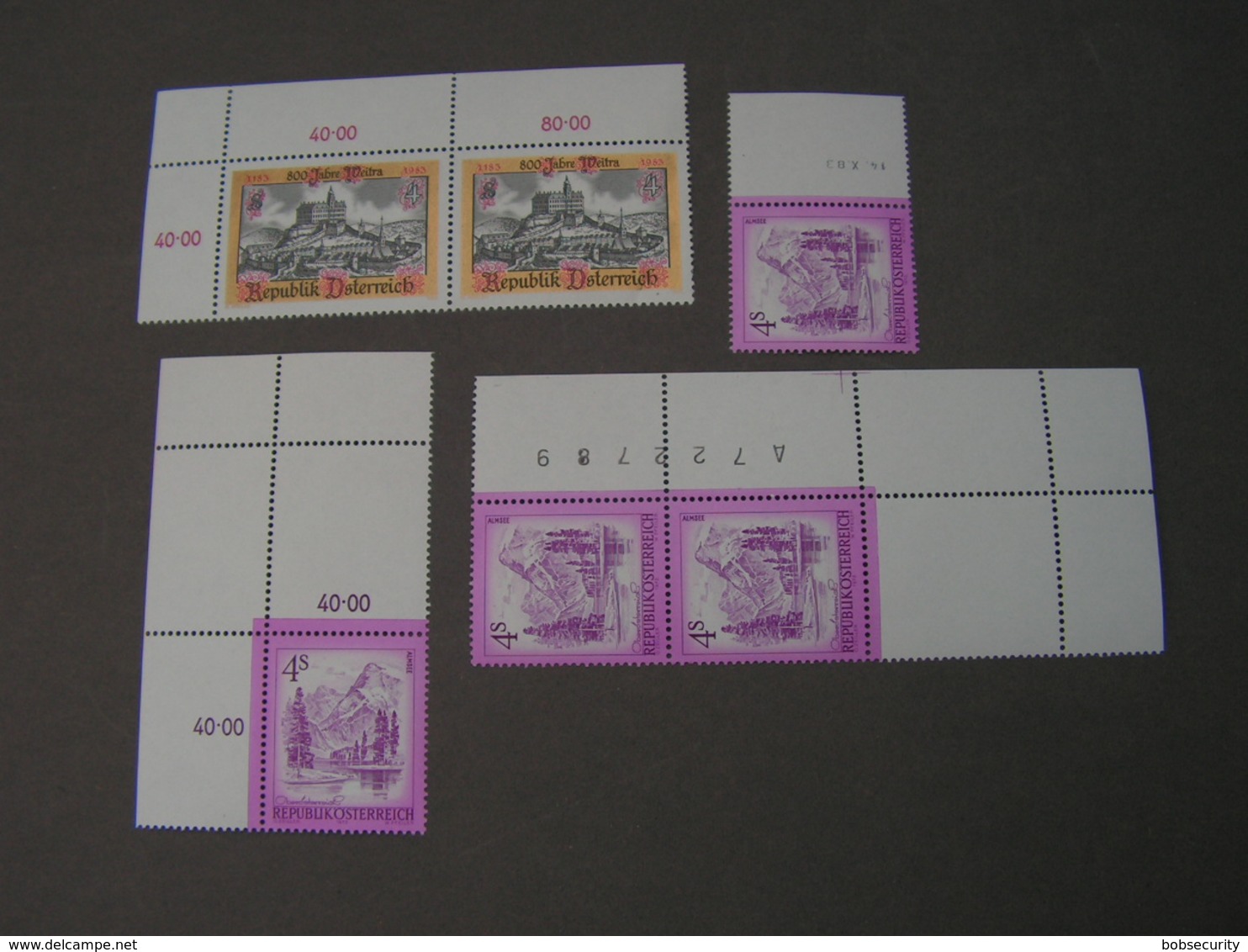 Austria Lot  ** MNH  Ecken Und Zudrucke - Verzamelingen