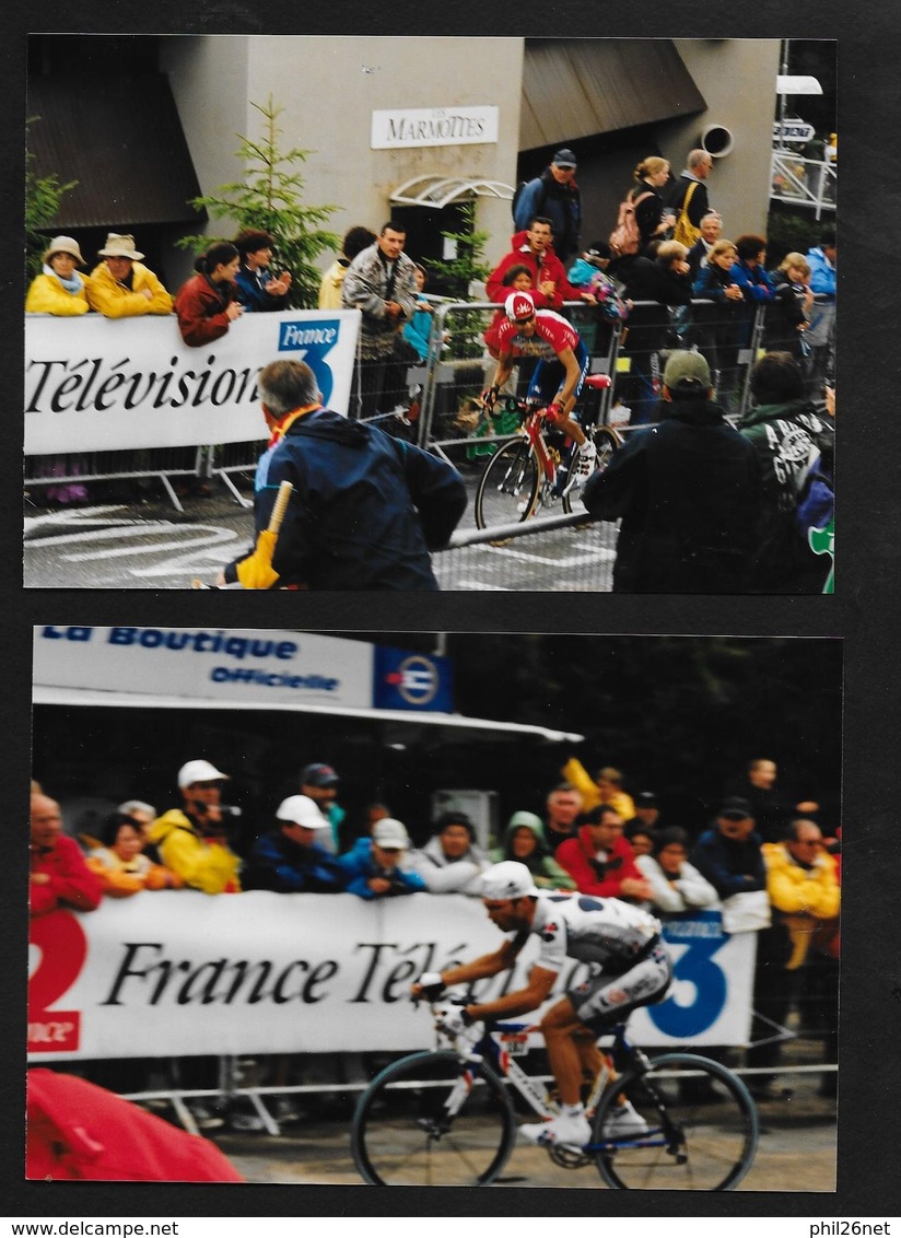 59  photos originales Tour de France 2001 Contre la montre Grenoble Chamrousse Simon; Ulrich;Zabel;Roux; Brochard....TB