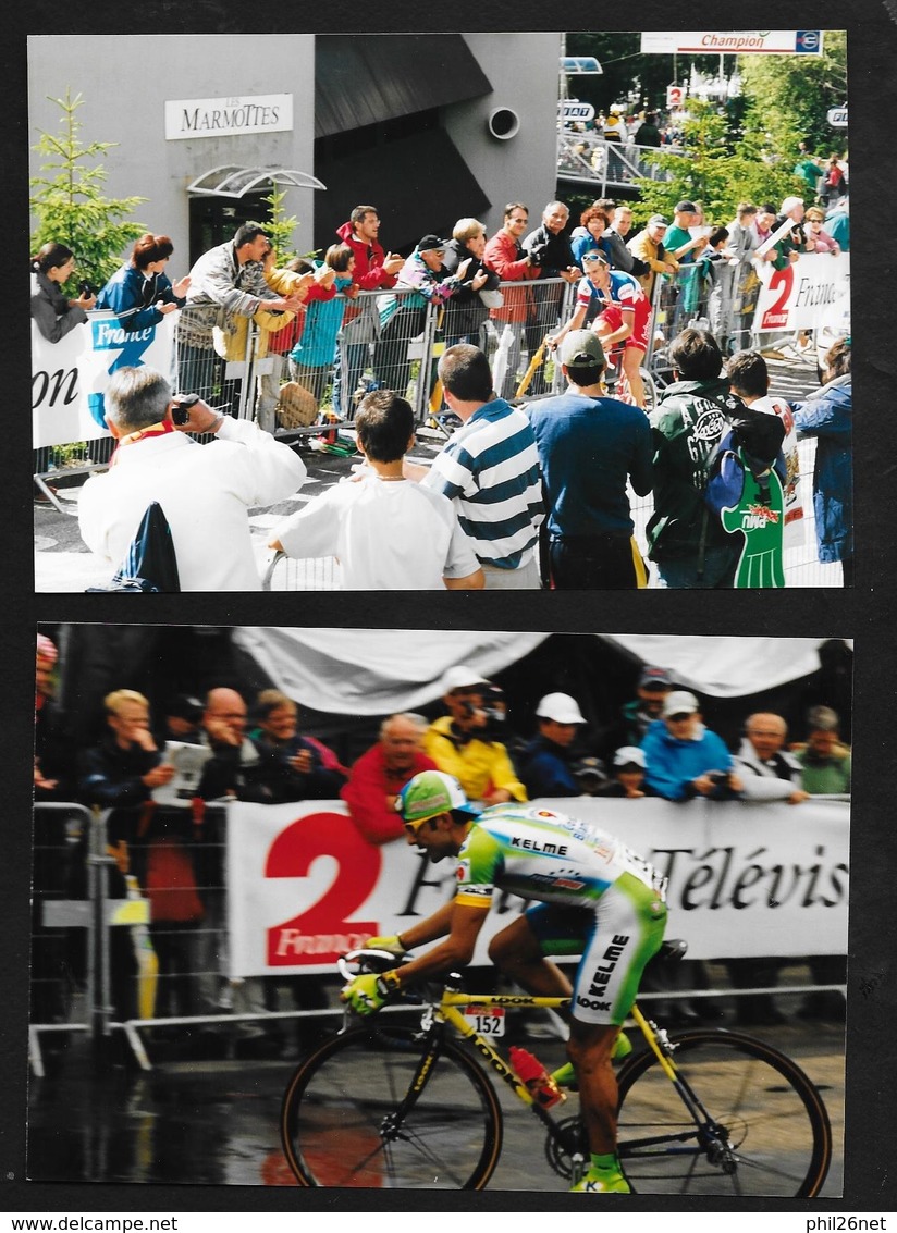 59  photos originales Tour de France 2001 Contre la montre Grenoble Chamrousse Simon; Ulrich;Zabel;Roux; Brochard....TB