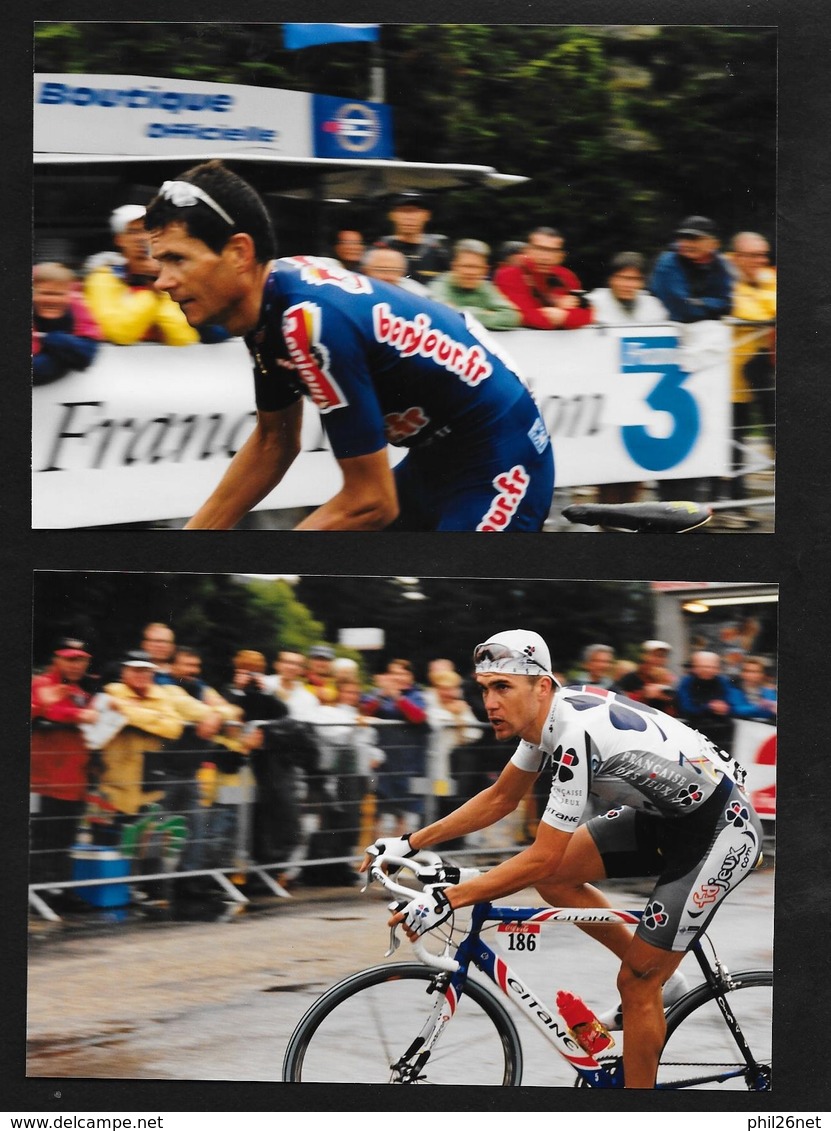 59  photos originales Tour de France 2001 Contre la montre Grenoble Chamrousse Simon; Ulrich;Zabel;Roux; Brochard....TB