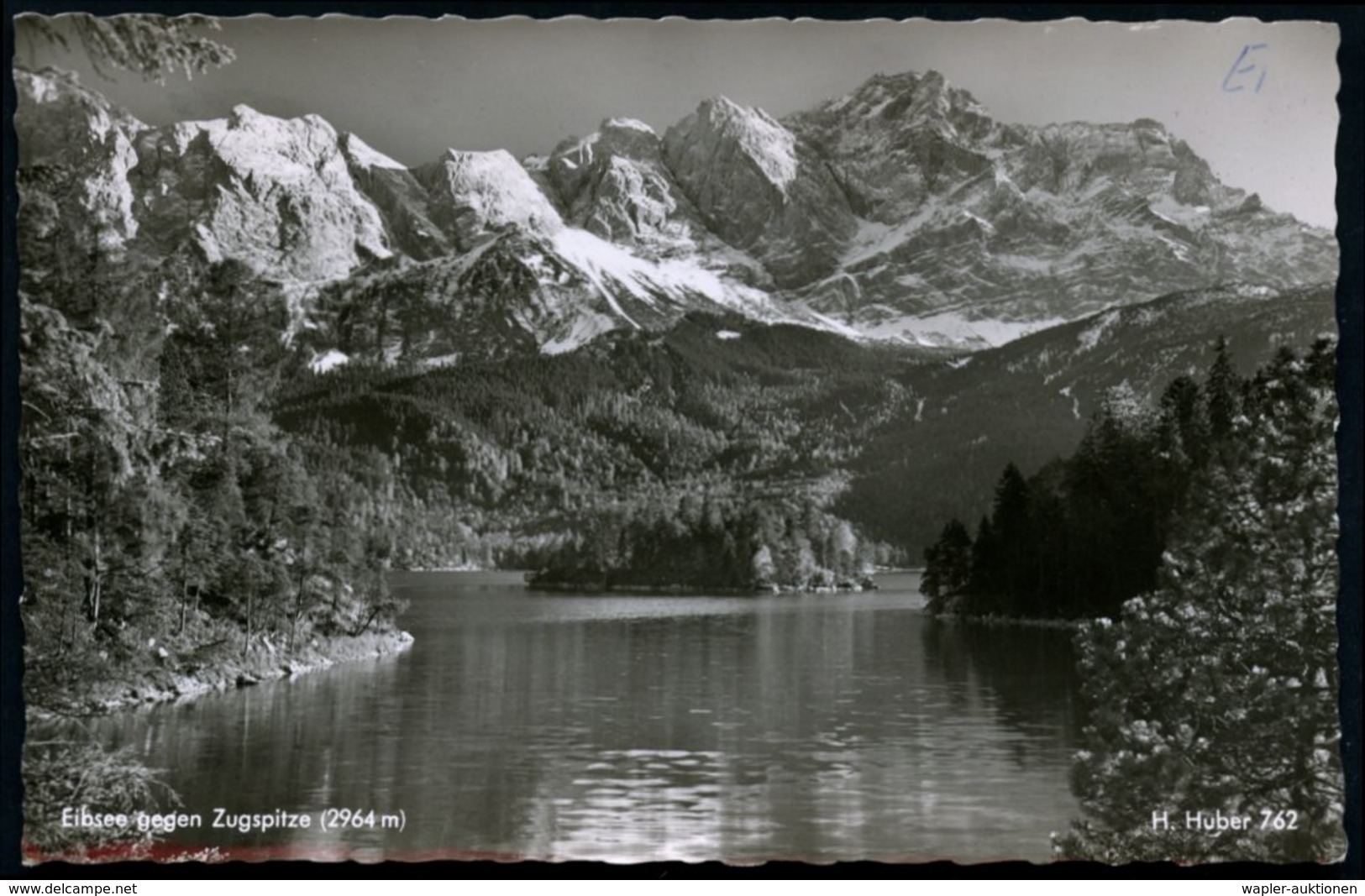 1962 (7.9.) GRAINAU ZUGSPITZDORF, Seltener Handwerbestempel Mit Entfernter PLGZ (Einführung Neuer Postleitzahlen) Auf S/ - Otros & Sin Clasificación