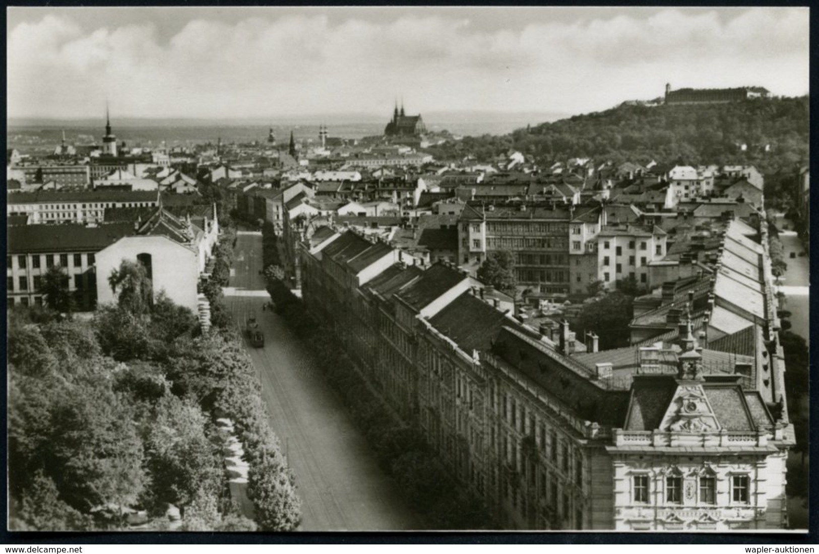 1950 TSCHECHOSLOWAKEI, Bildpostkarte 1,50 Kc. Gottwald: Brno (Brünn) Altstadt, Ungebr. (Pofis CPH 3/02) - Architektur, A - Other & Unclassified