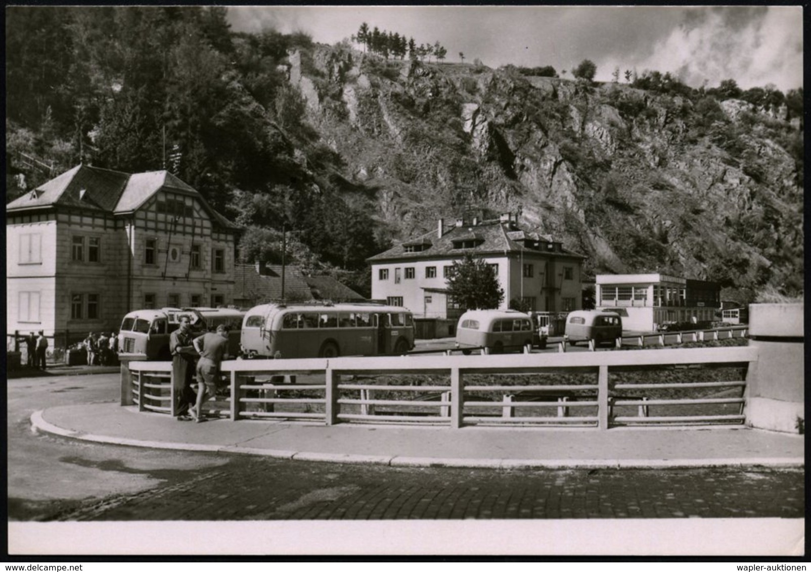 1952 TSCHECHOSLOWAKEI, 1,50 Kc. Bildganzsache Gottwald: Omnibus-Bahnhof In Stechovice Mit 4 Omnibussen, Ungebr. (Pofis C - Other & Unclassified