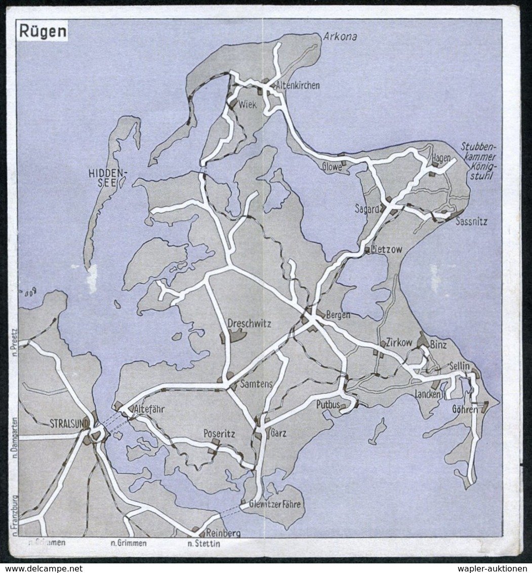 1935 (ca.) DEUTSCHES REICH, "Luftbildkarte Für Kraftfahrer" Nr.19 (Berlin-Frankfurt/ Oder-Cottbus-Dresden-Görlitz) Fa. E - Other & Unclassified