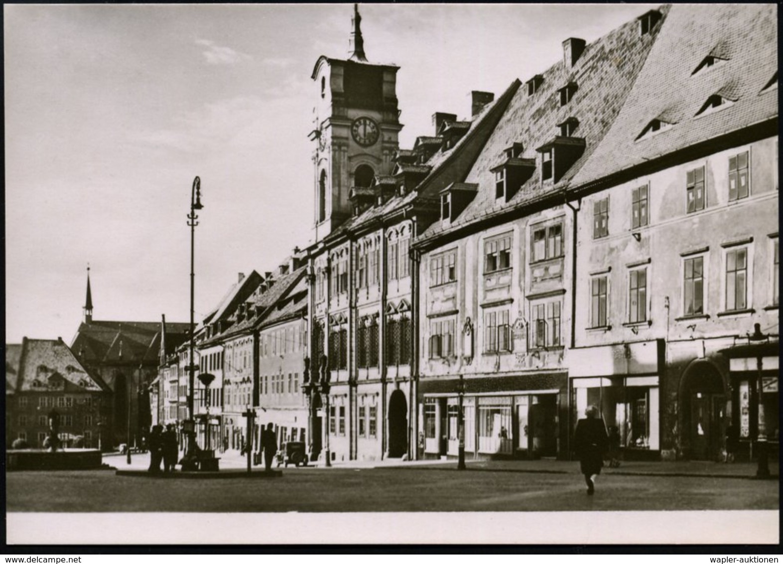 1952 TSCHECHOSLOWAKEI, 1,50 Kc. Bildganzsache Gottwald: Cheb (Eger) Altstadt, Hier Wurde Wallenstein Am 25.2.1634 Ermord - Other & Unclassified