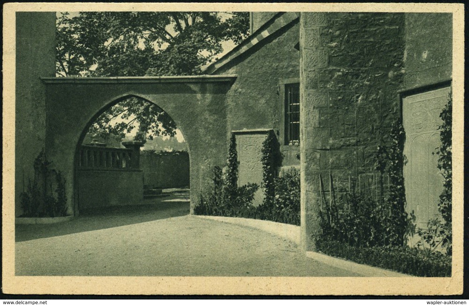 1941 (26.4.) ISERLOHN 1, Maschinen-Werbestempel + Briefstempel Schützen Ers. Btl. 4, Monochrome Foto-Feldpost-Ak: Ob. St - Sonstige & Ohne Zuordnung