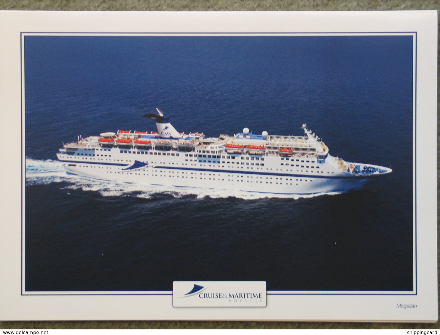 CRUISE + MARITIME MAGELLAN OFFICIAL GREETINGS CARD - Steamers