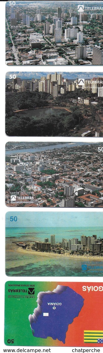 BRÉSIL TÉLÉCARTE PHONECARD LOT 32 CARTES VALEUR 50 / 35 / 20 - Brazil