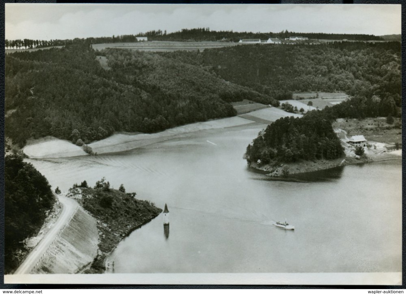 1952 TSCHECHOSLOWAKEI, 1,50 Kc. Bildganzsache Gottwald: Stausee Bei Jezero, Ungebr. (Pofis CPH.16/26) - Energie & Elektr - Sonstige & Ohne Zuordnung