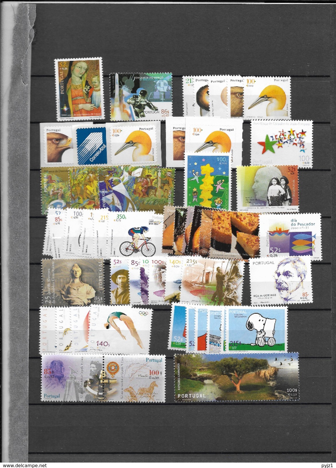 2000  MNH Portugal Year Collection, (2 Scans) Postfris** - Full Years