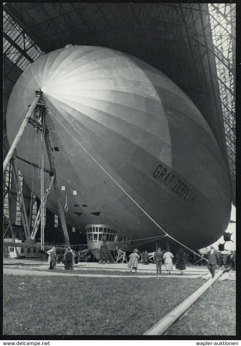 1968 (10.8.) 6078 ZEPPELINHEIM 1, Sonderstempel: 100 Geburtstag Dr. Hugo Eckener (Zeppelin Vor Globus) Auf Sonderkarte,  - Other & Unclassified