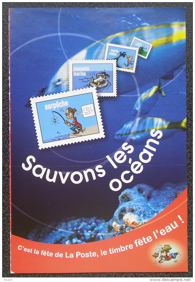 Feuillet Collector - SAUVONS LES OCEANS / MAUD  FONTENOY - 2010 - Collectors