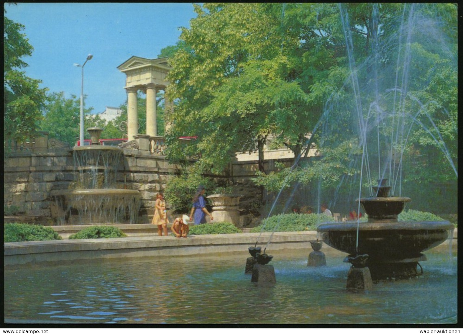 1980 UdSSR, 3 Kop. Bildganzsache, Proletarier-Denkmal: Jessentuki, Thermalbad Mit Brunnen U. Tempel, Ungebr. - Wasser, W - Other & Unclassified