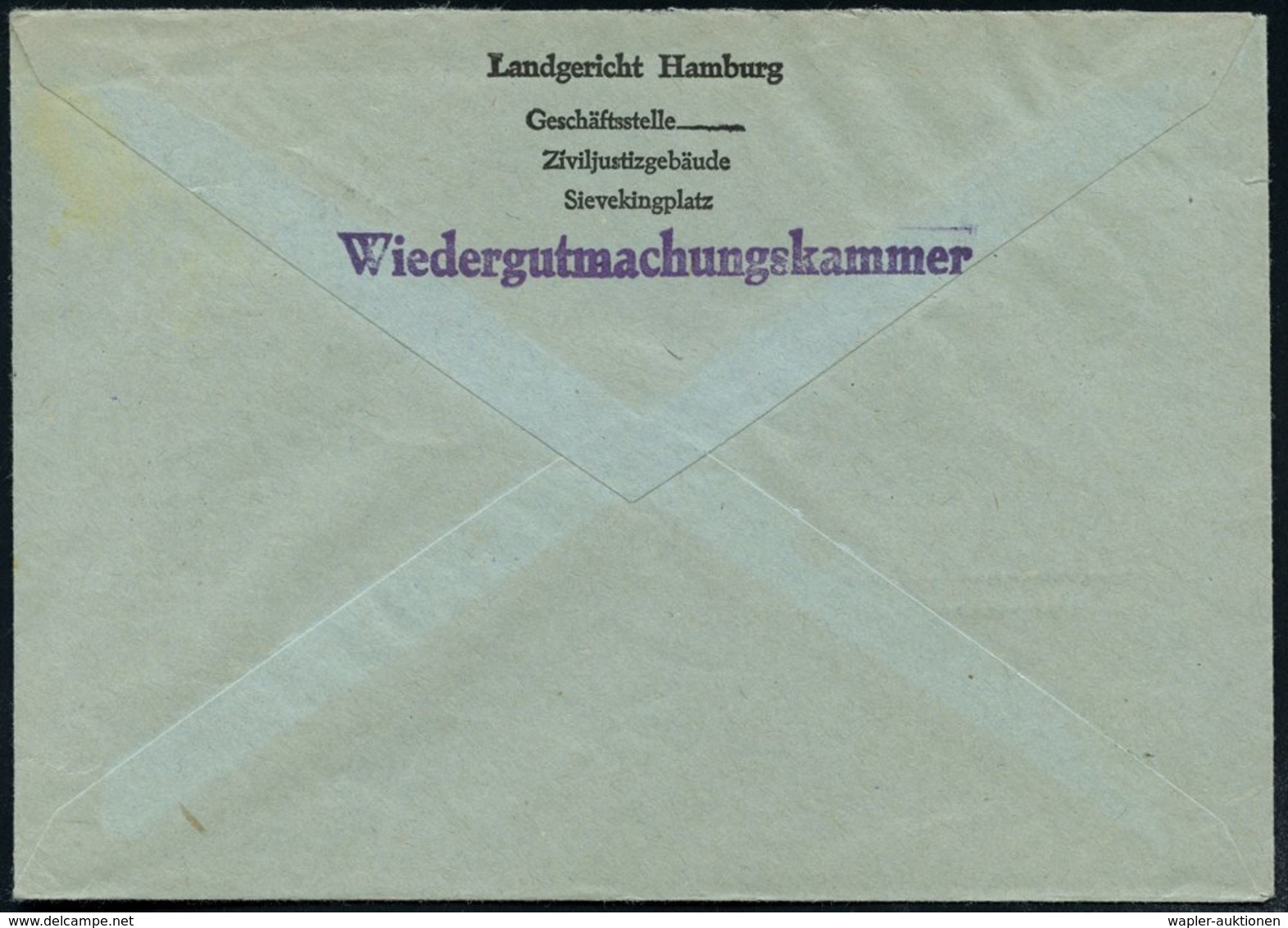 1953 (27.3.) (24 A) HAMBURG 36, Absender-Freistempel: Freie U. Hansestadt Hamburg, Internat. GARTENBAU-AUSSTELLUNG..1953 - Other & Unclassified