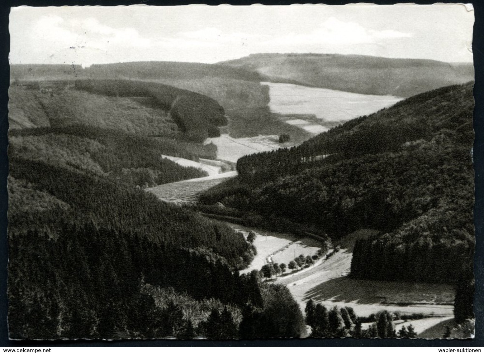 1958 (14.8.) (21 B) WINTERBERG (WESTF), Handwerbestempel: HEIKLIMATISCHER KURORT.. (Hotel U. Turm) S/ W.-Foto-Ak.: Blick - Other & Unclassified