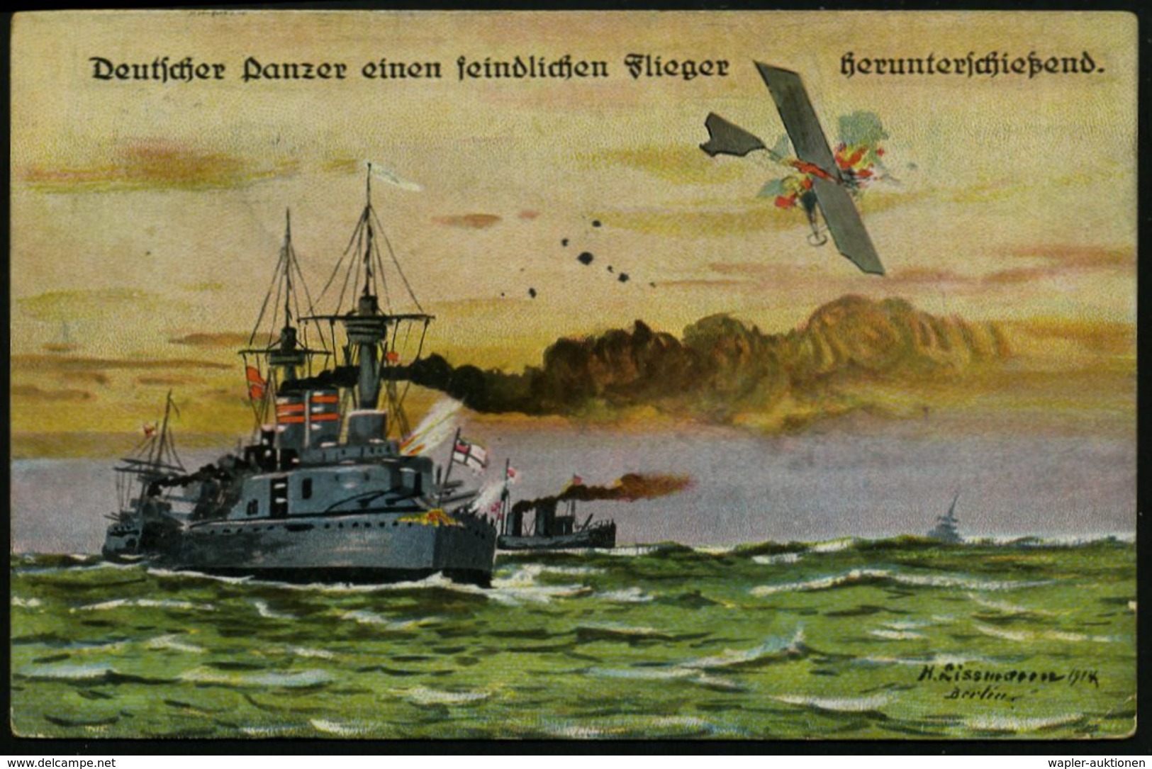 1915 (12.4.) WILHELMSHAVEN, 1K-Brücke + Briefstempel: Kaiserliche Marine, Personalbüro Der II. Matr.(osen)-Division, Col - Other & Unclassified