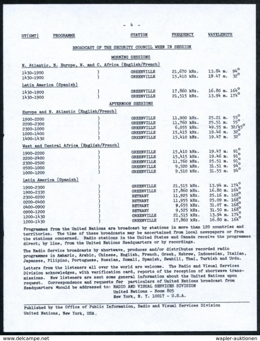 1976 (7.5.) UNO NEW YORK, Absender-Freistempel: UNITED NATIONS, NEW YORK, UNITED NATIONS POSTAL ADMINISTRATION 1951 - 19 - Other & Unclassified