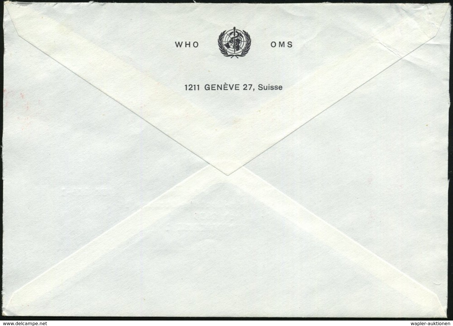 1973 SCHWEIZ, Jubil.-Absender-Freistempel: 1211 GENEVE 27, ORGANISATION MONDIALE DE LA SANTE 1948 1973 (WHO-Logo) Rs. De - Other & Unclassified