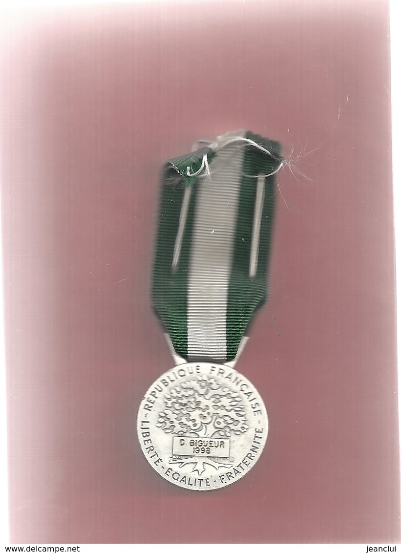 MEDAILLE D'HONNEUR " COMMUNALE - REGIONALE - DEPARTEMENTALE " DECERNEE A D. B ... En 1998 . 2 SCANES - Altri & Non Classificati