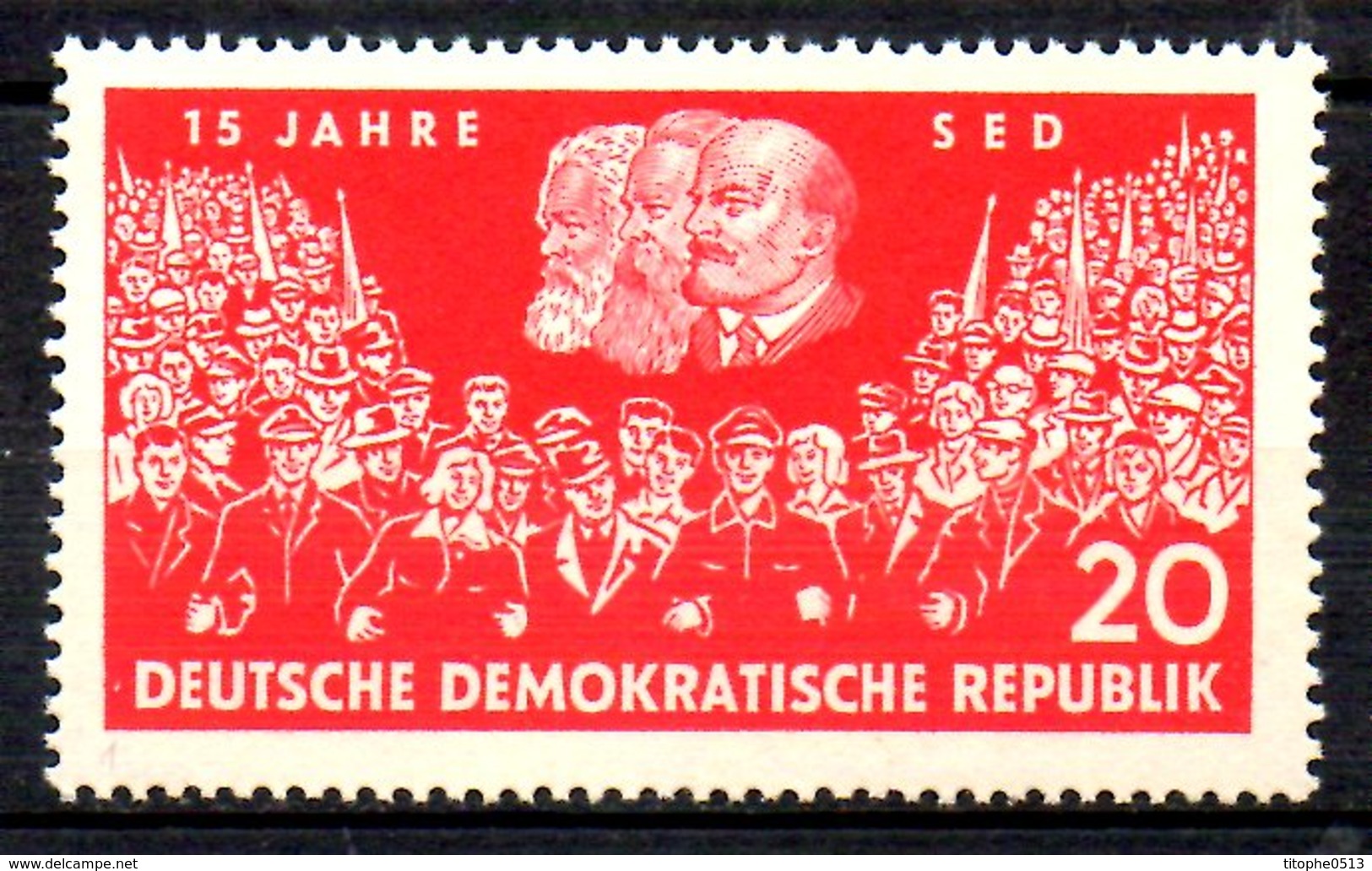 RDA. N°537 De 1961. Karl Marx/Lénine. - Karl Marx