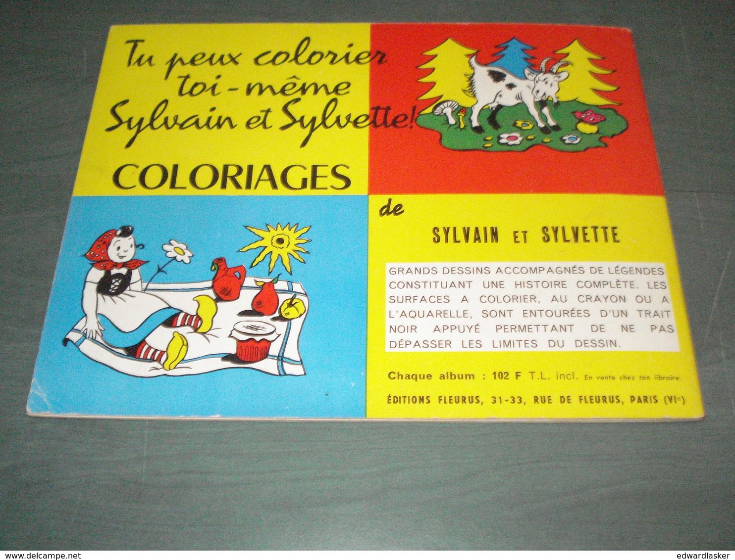 SYLVAIN Et SYLVETTE N°10 : Aux Prises Avec Les Bêtes Sauvages - Albums Fleurette Réimp. (1960 ?) - BE - Sylvain Et Sylvette