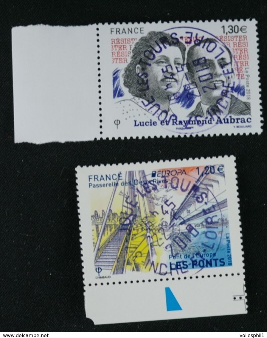 France 2018 - Europa Et L.R. Aubrac 2 Timbres Oblitérés - Used Stamps