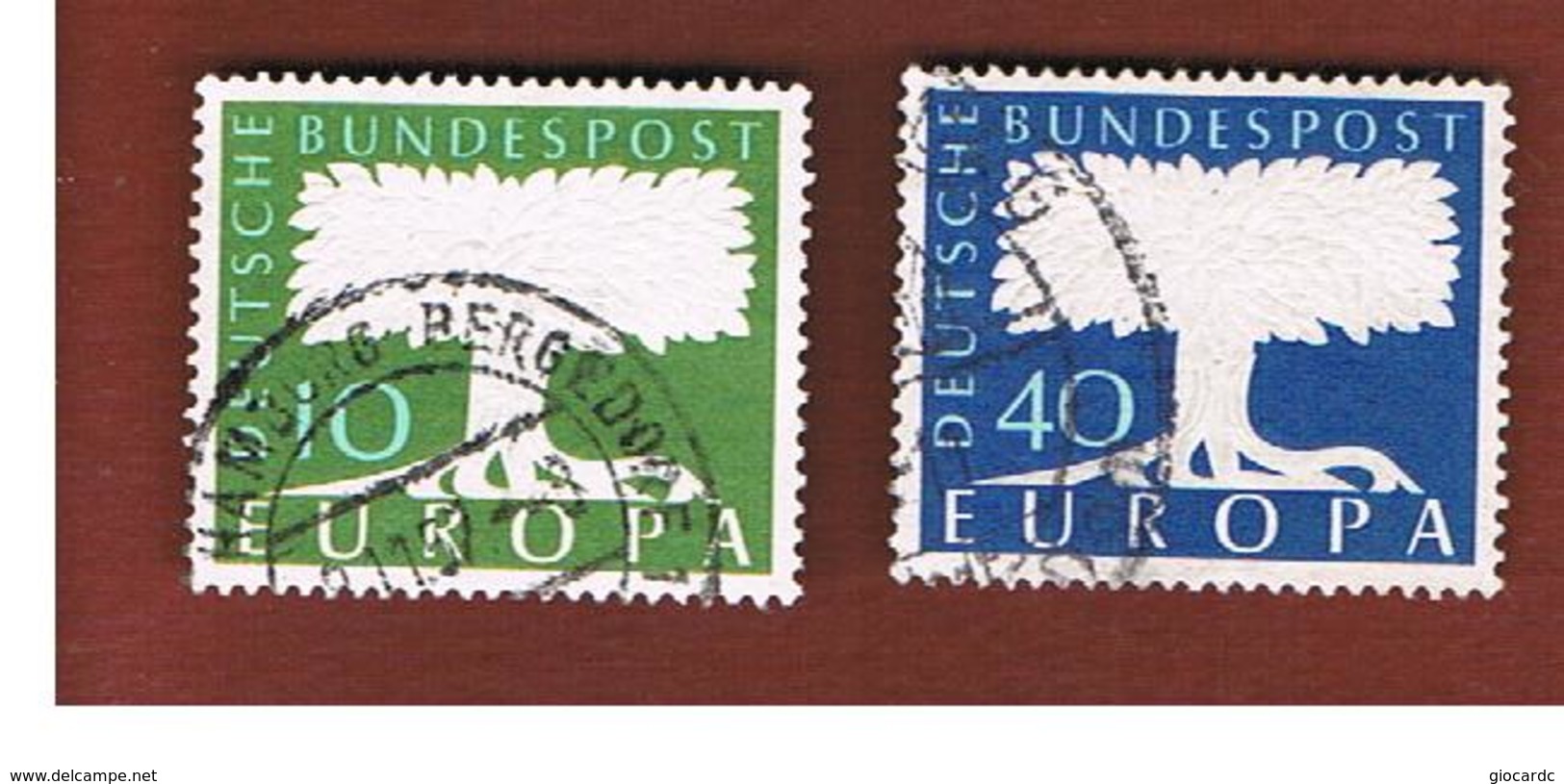 GERMANIA (GERMANY)  - 1957 EUROPA  - USED - 1957