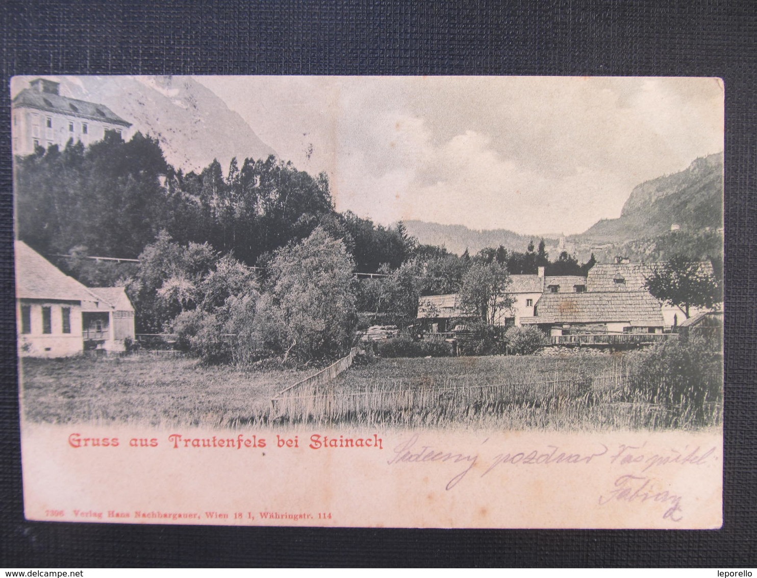 AK STAINACH Schloss Trautenfels 1902  //  D*31909 - Stainach