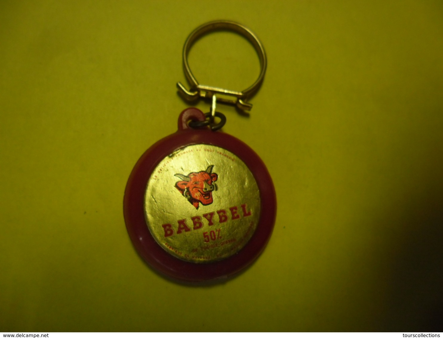 1 PORTE CLEFS LA VACHE QUI RIT - BABYBEL Fromage Fabriqué En Mayenne @ Vers 1965 - Key-rings