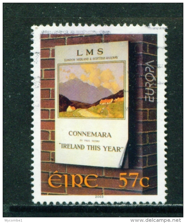 IRELAND  -  2003  Europa  57c  Used As Scan - Used Stamps