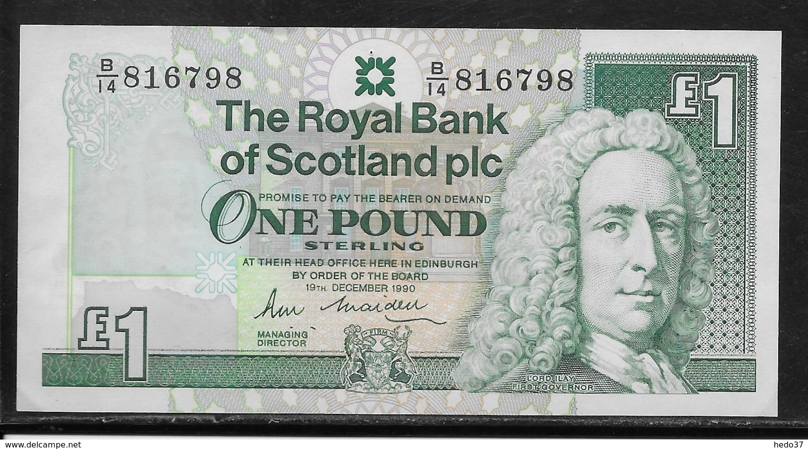 Ecosse - 1 Pound - Pick N°346 - SPL - Andere - Europa