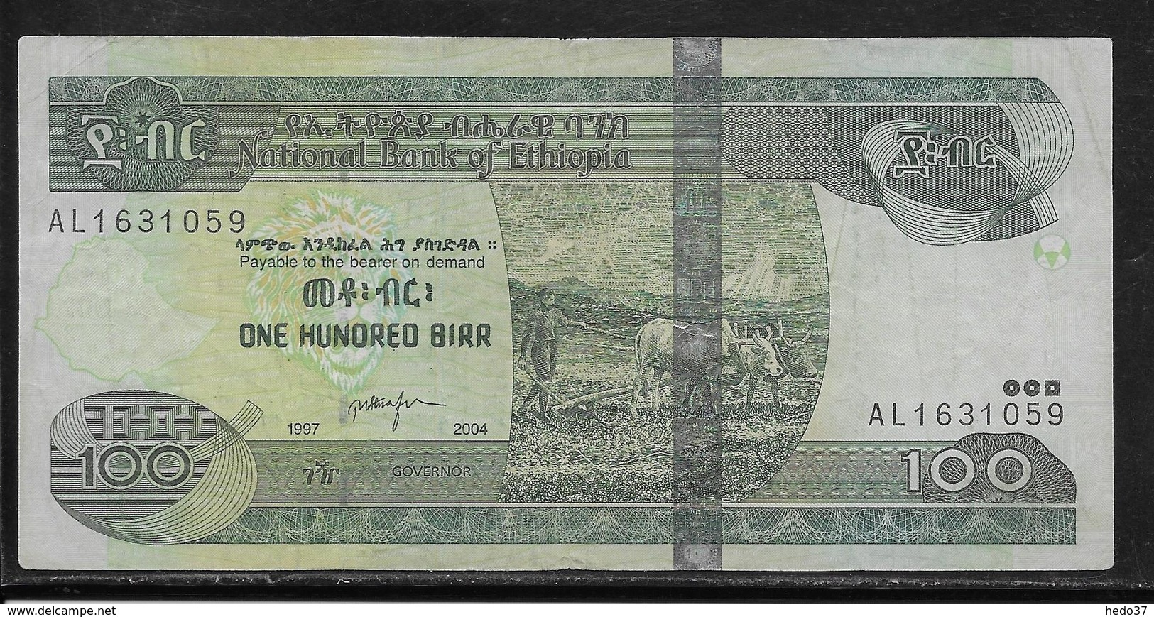 Ethiopie- 100 Birr - Pick N°52b - TTB - Aethiopien