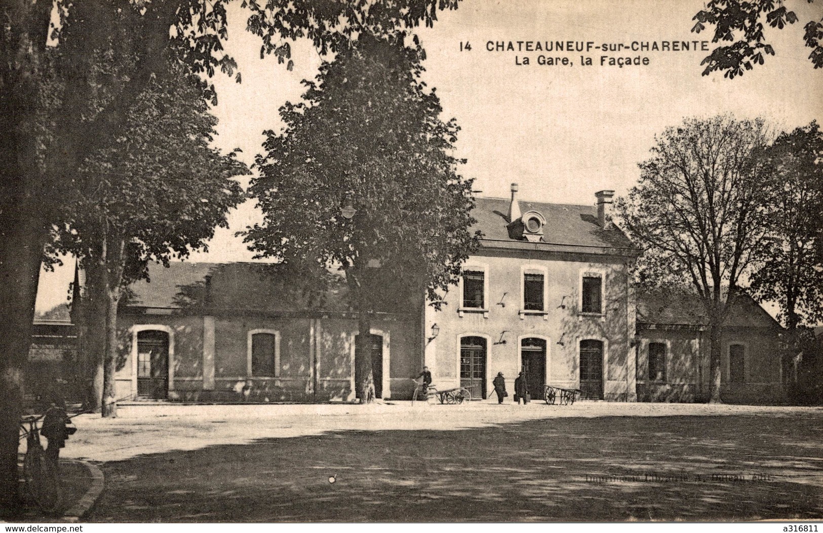 CHATEAUNEUF SUR CHARENTE LA GARE LA FACADE - Chateauneuf Sur Charente