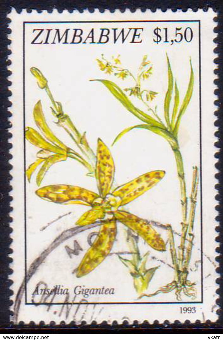 ZIMBABWE 1993 SG #862 $1.50 Used Orchids - Zimbabwe (1980-...)