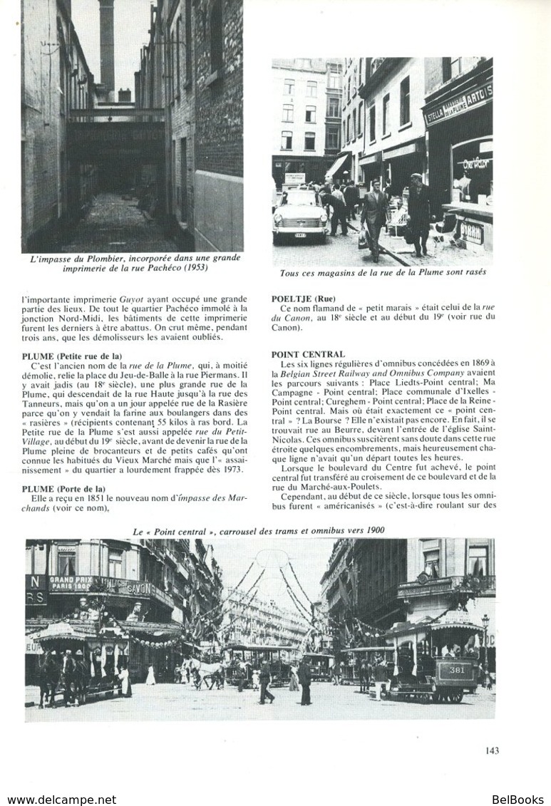 Les Rues Disparues De Bruxelles - Jean D'Osta - 1979 - Historia