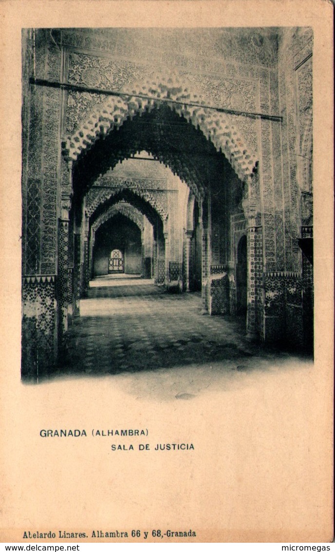 GRANADA - Alhambra - Sala De Justicia - Granada