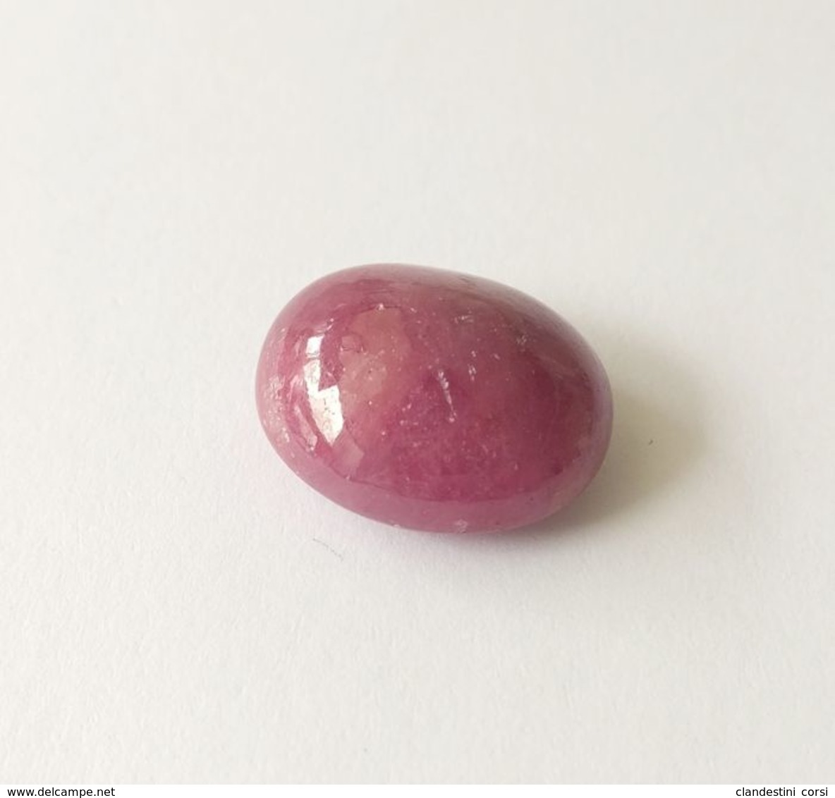 Rubis Rouge Violacé 30,66 Ct Avec Certificat - Ruby