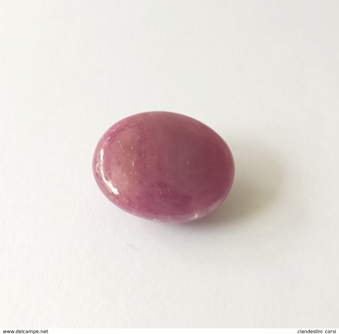 Rubis Rouge Violacé 30,66 Ct Avec Certificat - Ruby