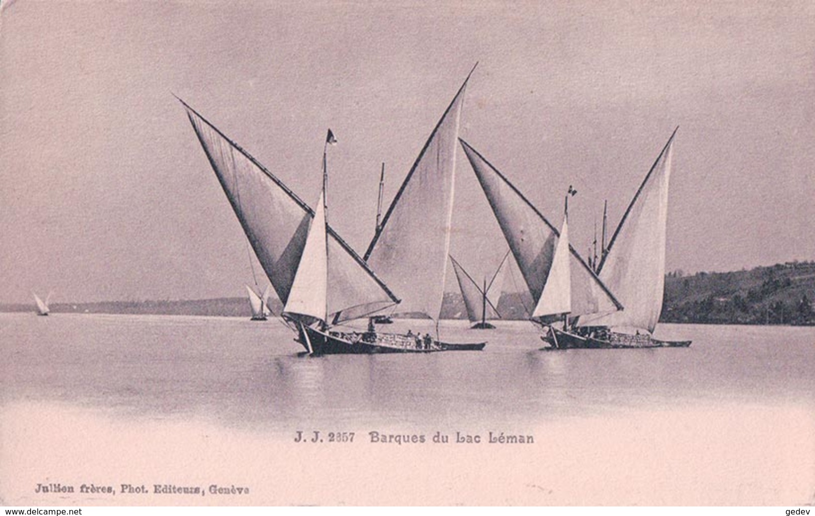 Barques Du Léman (2657) - Autres & Non Classés