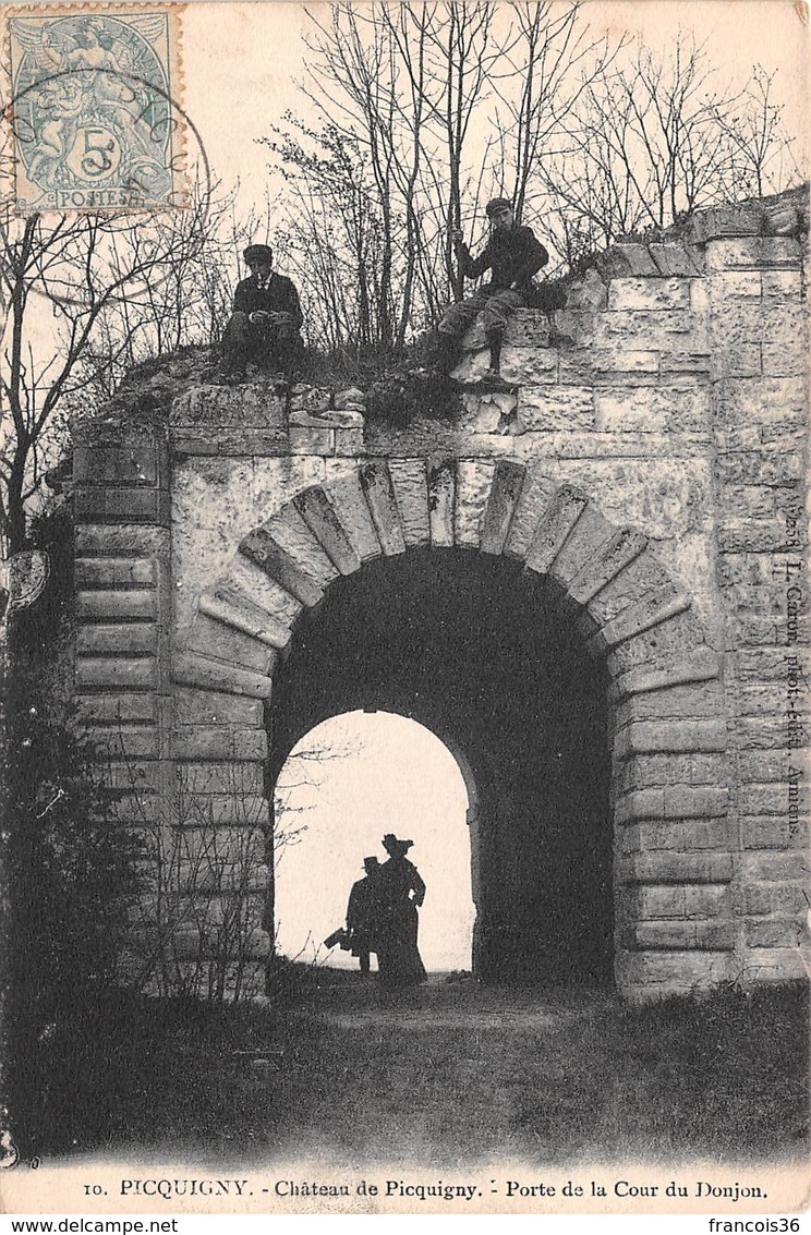 Picquigny (80) - Château De Picquigny - Porte De La Cour Du Donjon - Picquigny