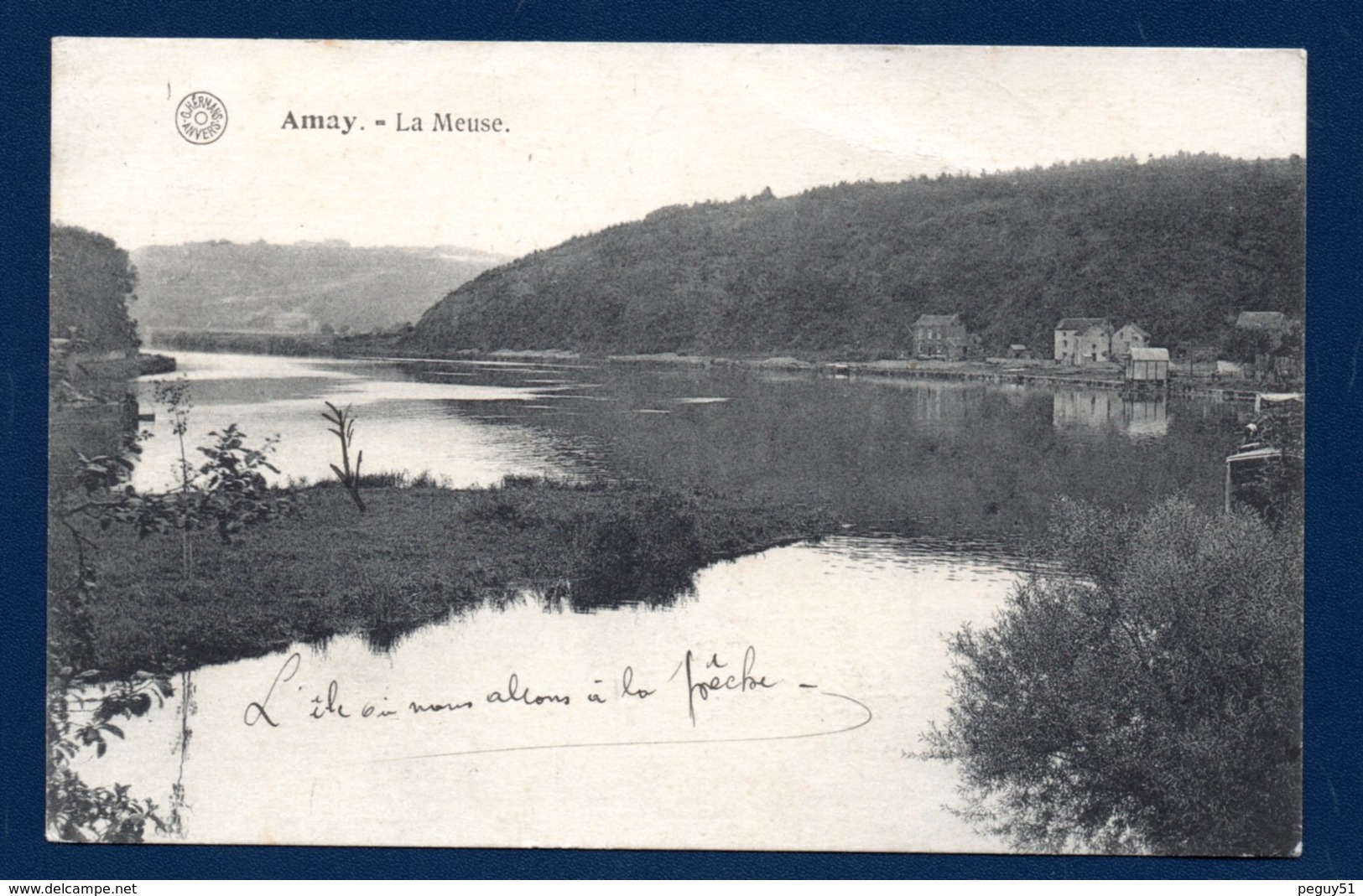 Amay (Liège). Ombret.  La Meuse. - Amay