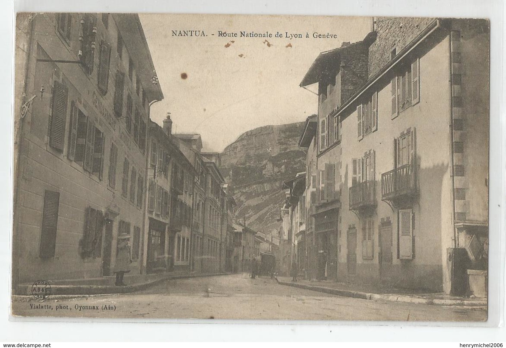 01 Ain Nantua Gendarmerie Nationale  Route Nationale De Lyon A Genève 1904 - Nantua