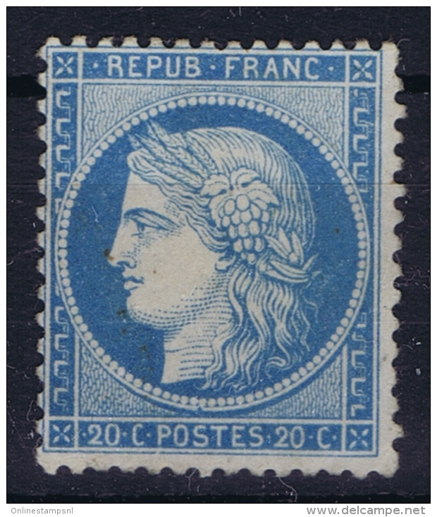France : Yv Nr 37 Not Used (*) SG - 1870 Beleg Van Parijs