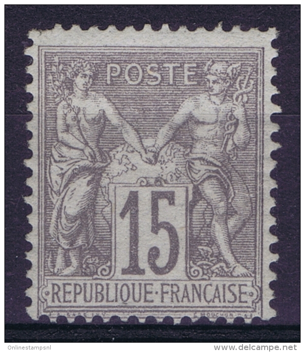 France : Yv Nr  66 MH/* Flz/ Charniere  Type I - 1876-1878 Sage (Type I)