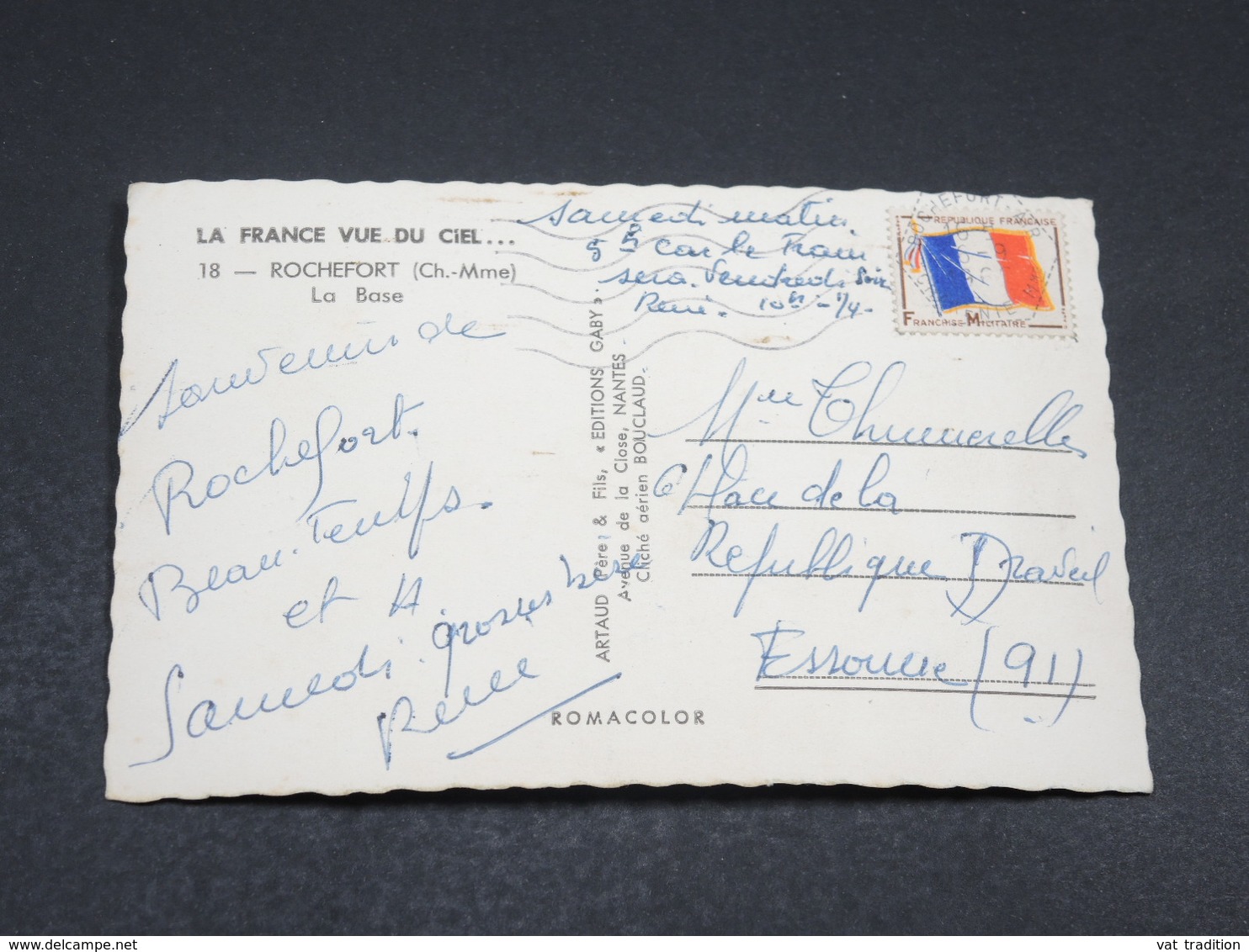 FRANCE - Carte Postale En FM De Rochefort Sur Mer En 1965 - L 17748 - Cachets Militaires A Partir De 1900 (hors Guerres)