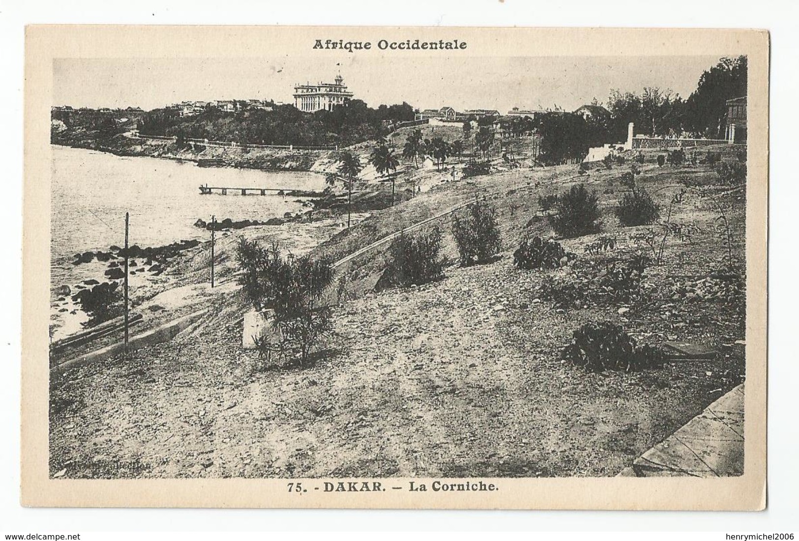 Afrique Sénégal Dakar La Corniche Ed Quatineau Cliché Lataque - Senegal